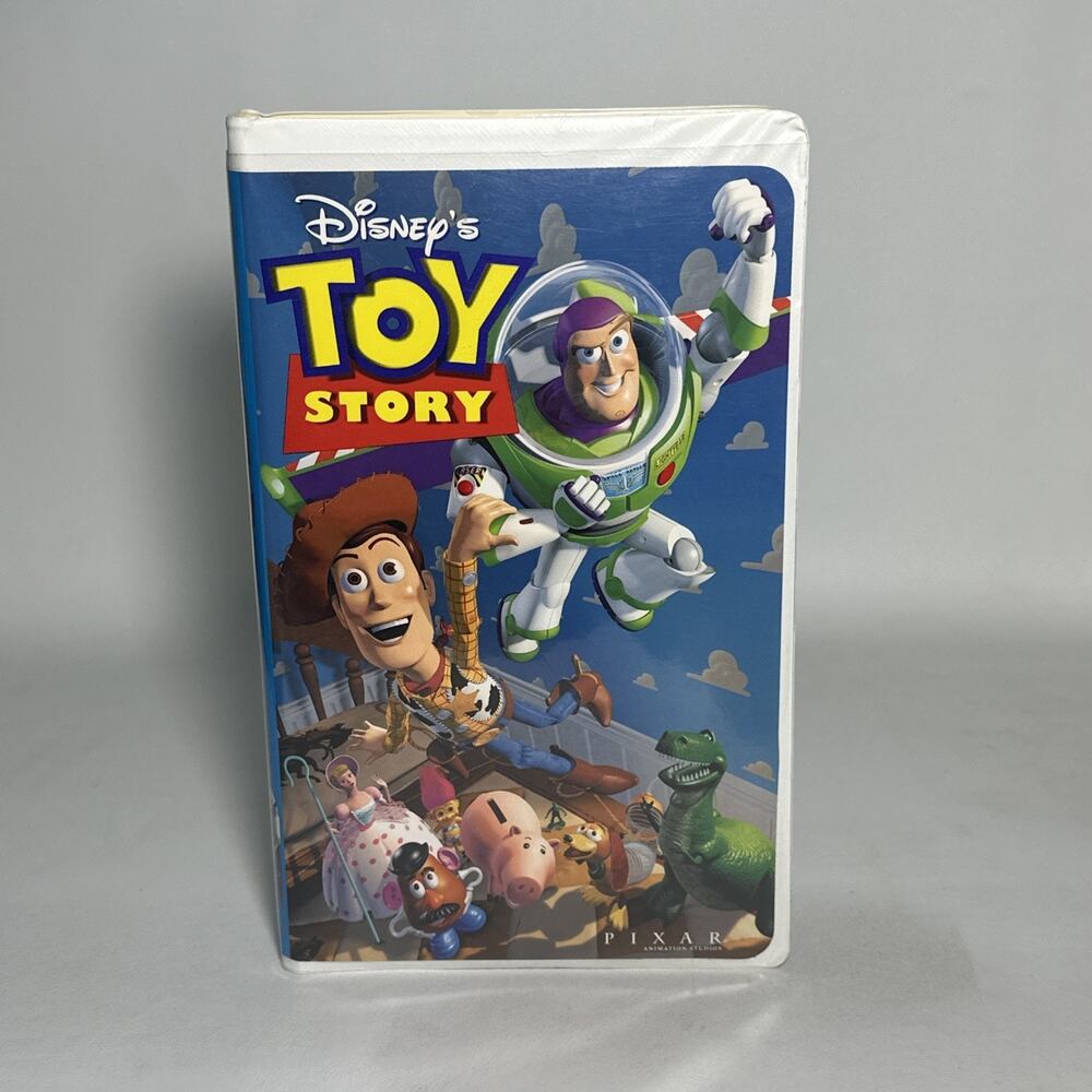 Disney Pixar Toy Story VHS 1995 Video Original Movie Clamshell Classic Vintage